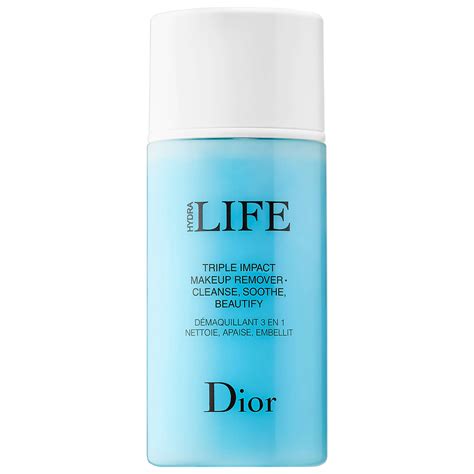 dior triple impact makeup remover|dior hydra life cream review.